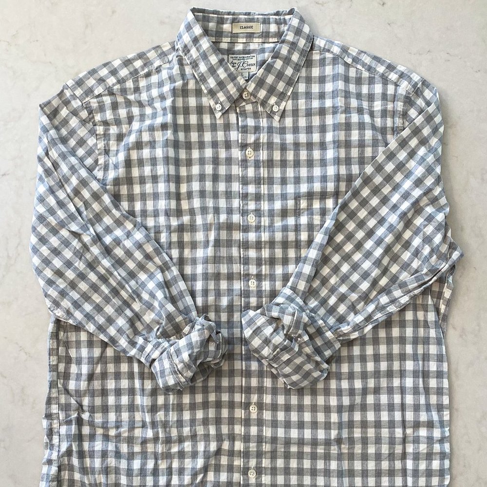 J. Crew Plaid Oxford